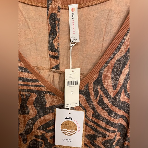 Daily Practice by Anthropologie Ruffled Mini Dress sz L NWT - Picture 4 of 10